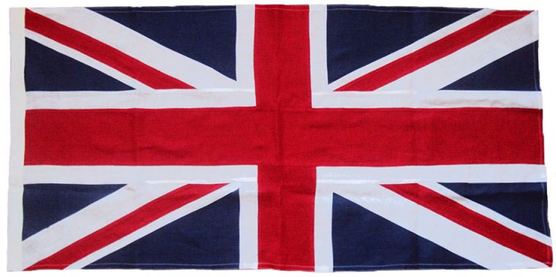 0.75yd 27x13in 70x35cm Union Jack linen